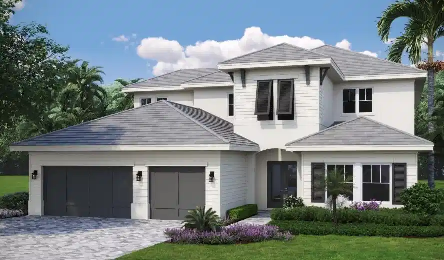 Image 1: Front of house