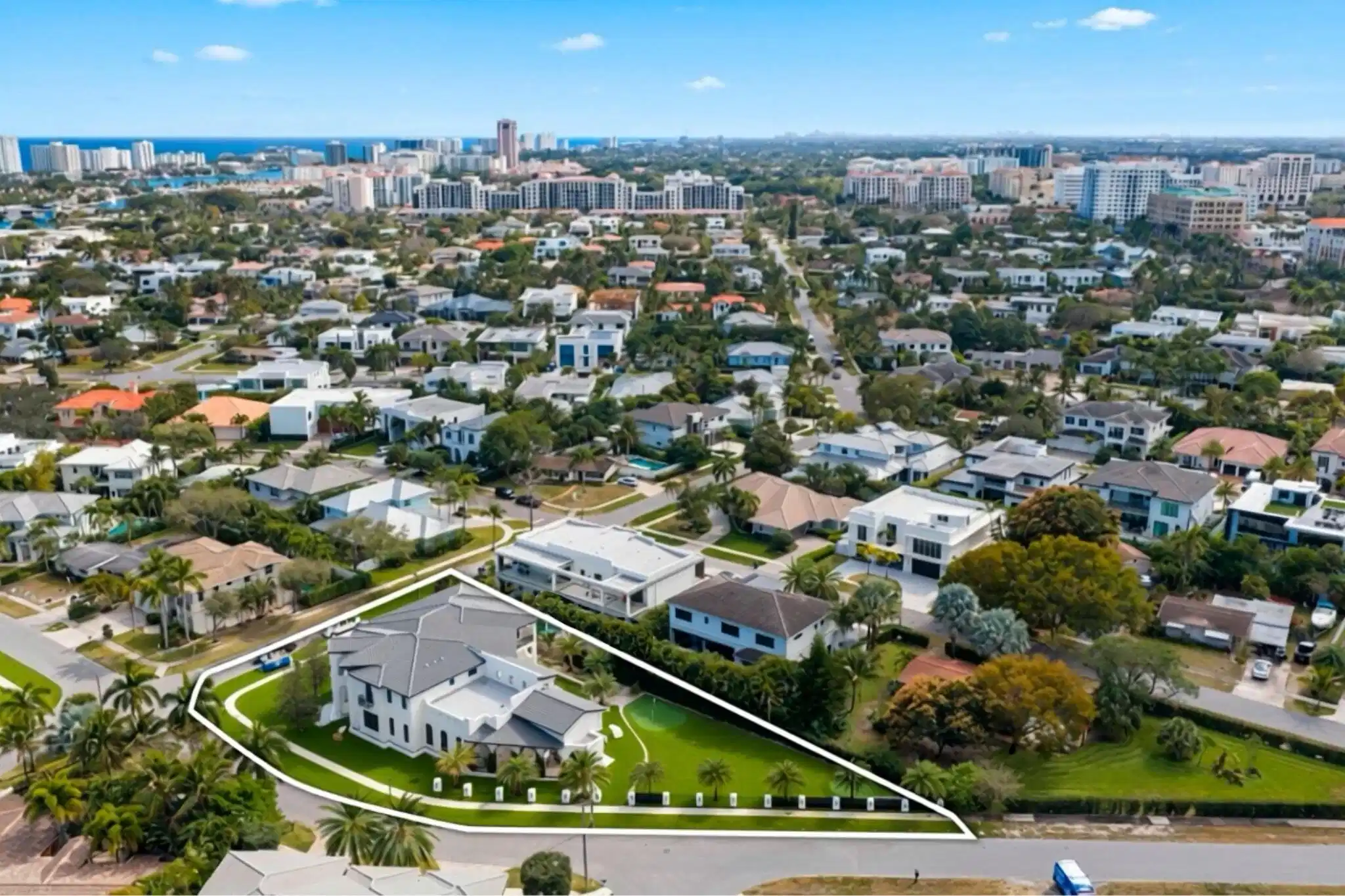 Image 1: Minutes from Boca Resort, a rare brand new estate