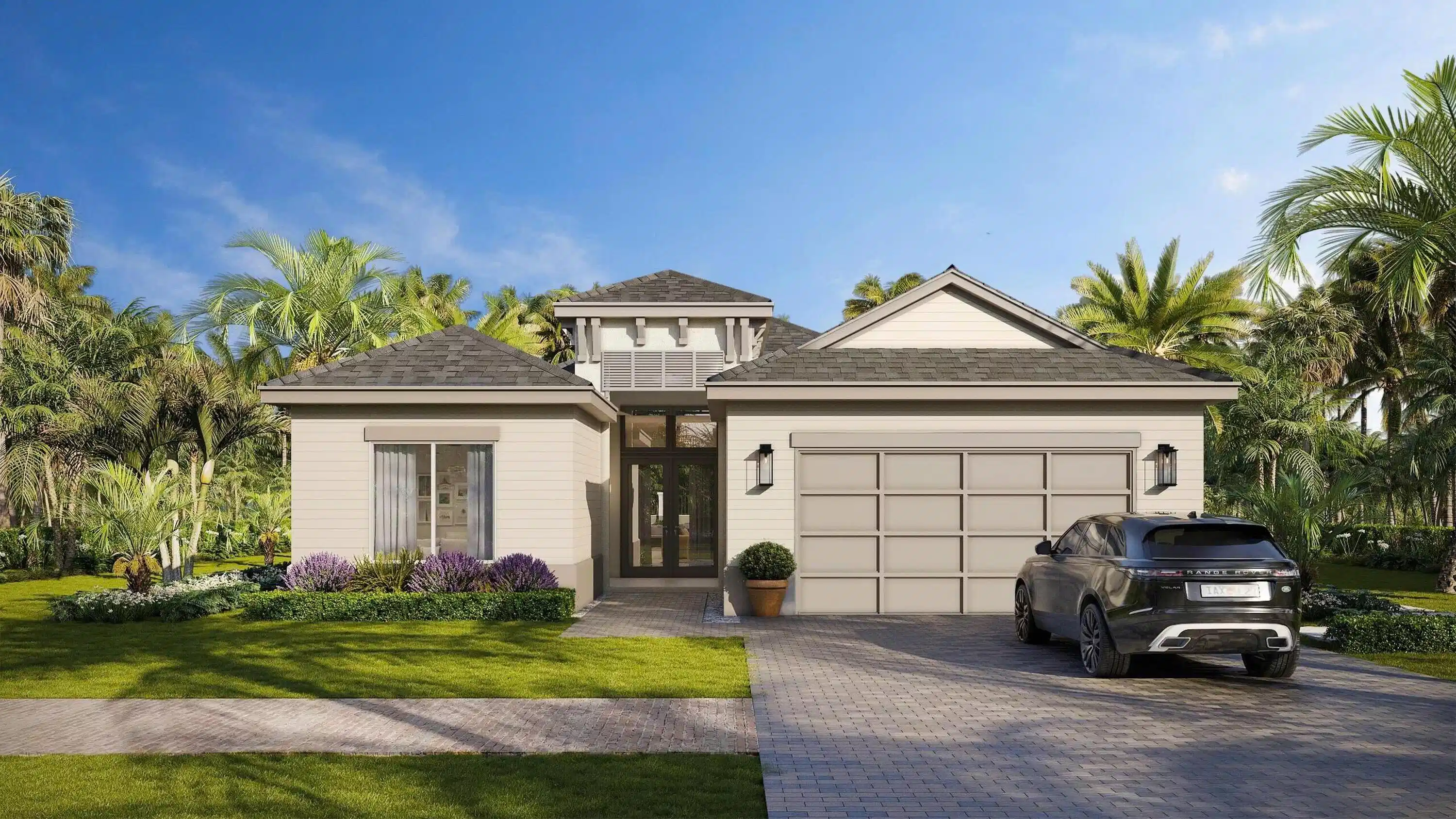 Image 1: Front of house rendering