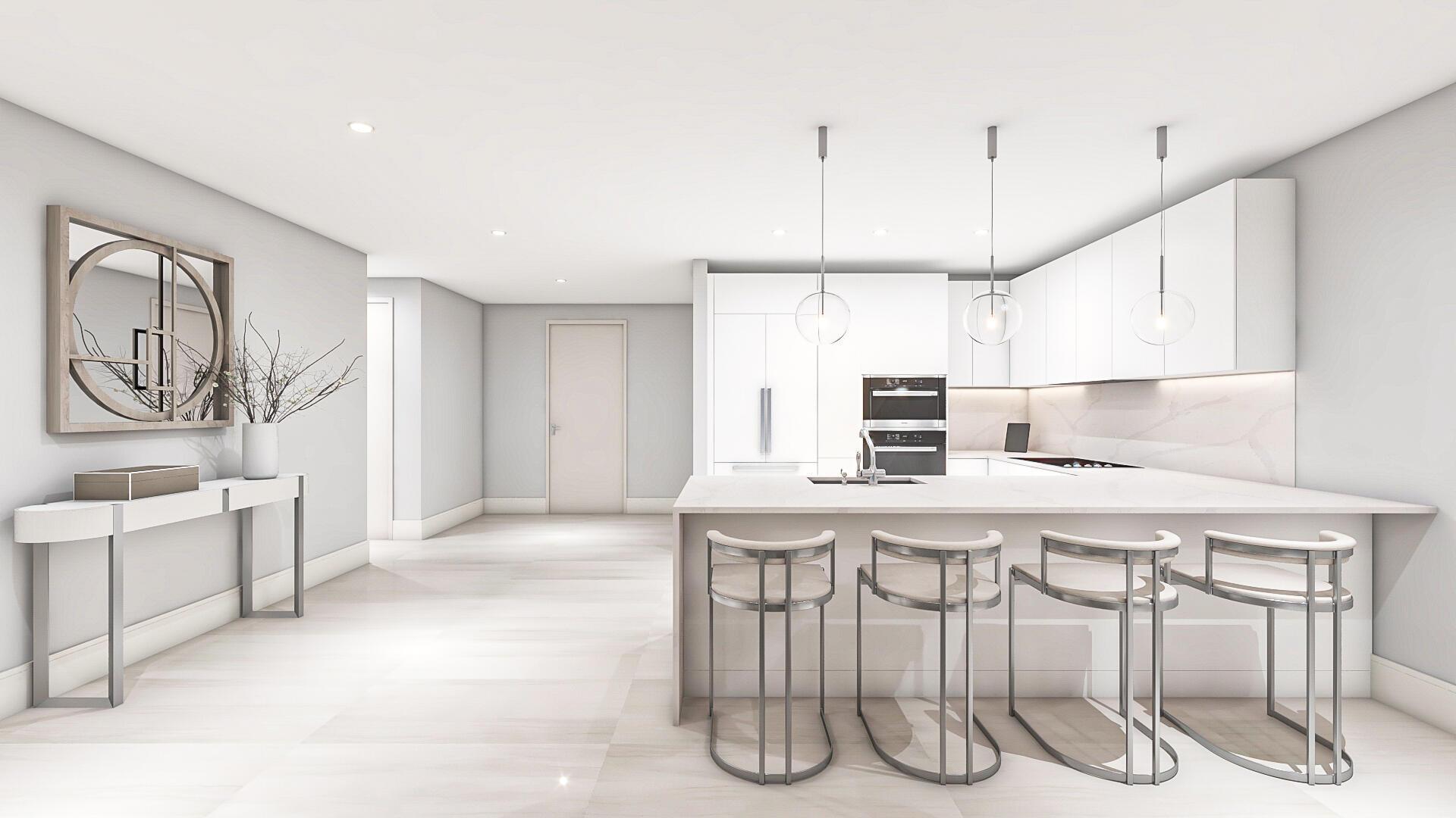 Image 3: KITCHEN - DESIGNER RENDERING
Kitchen Rendering; En