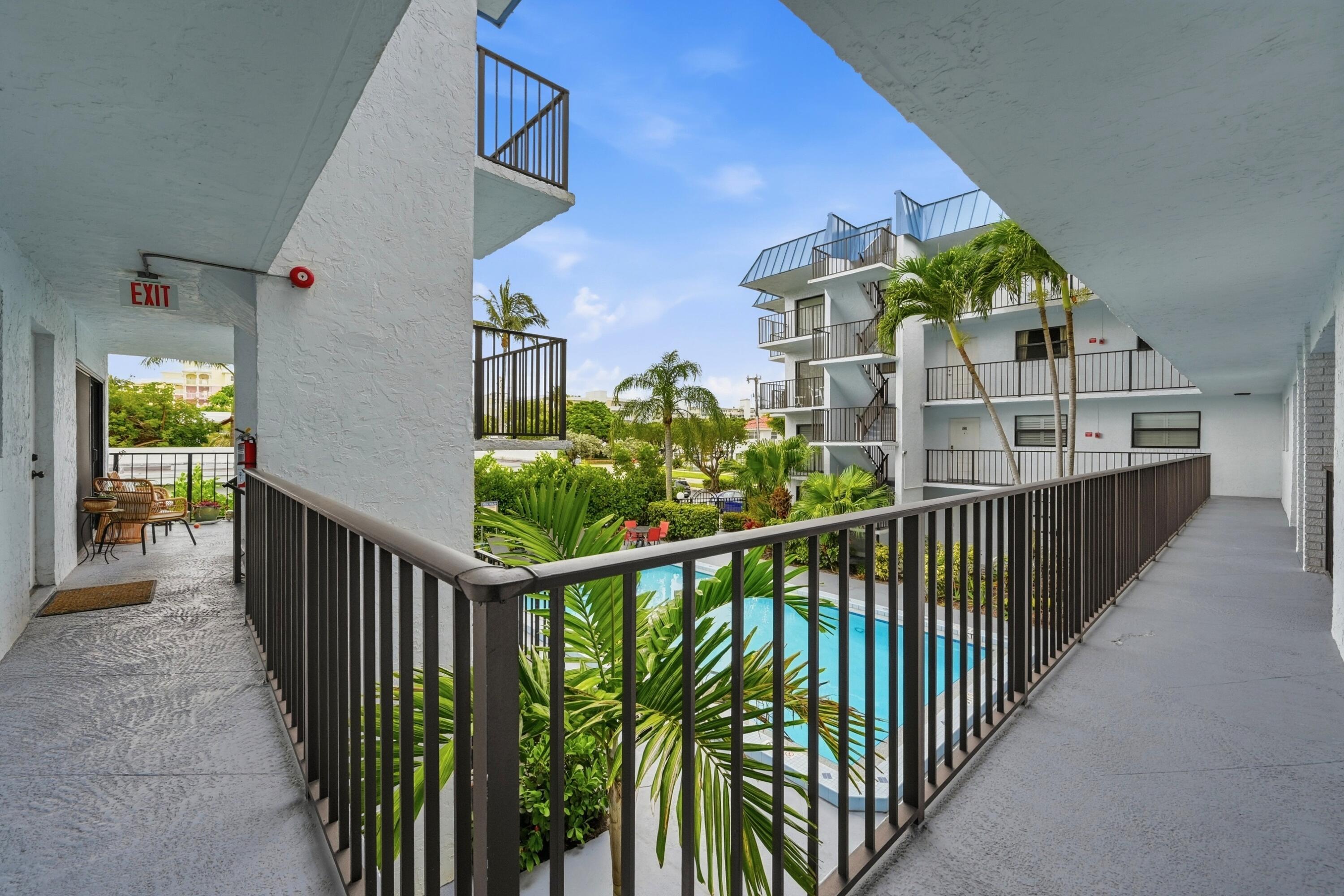 Image 2: View from outside entry door into residence 203
