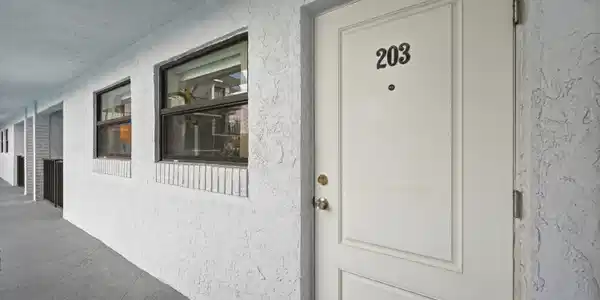 Image 3: Entry into residence 203