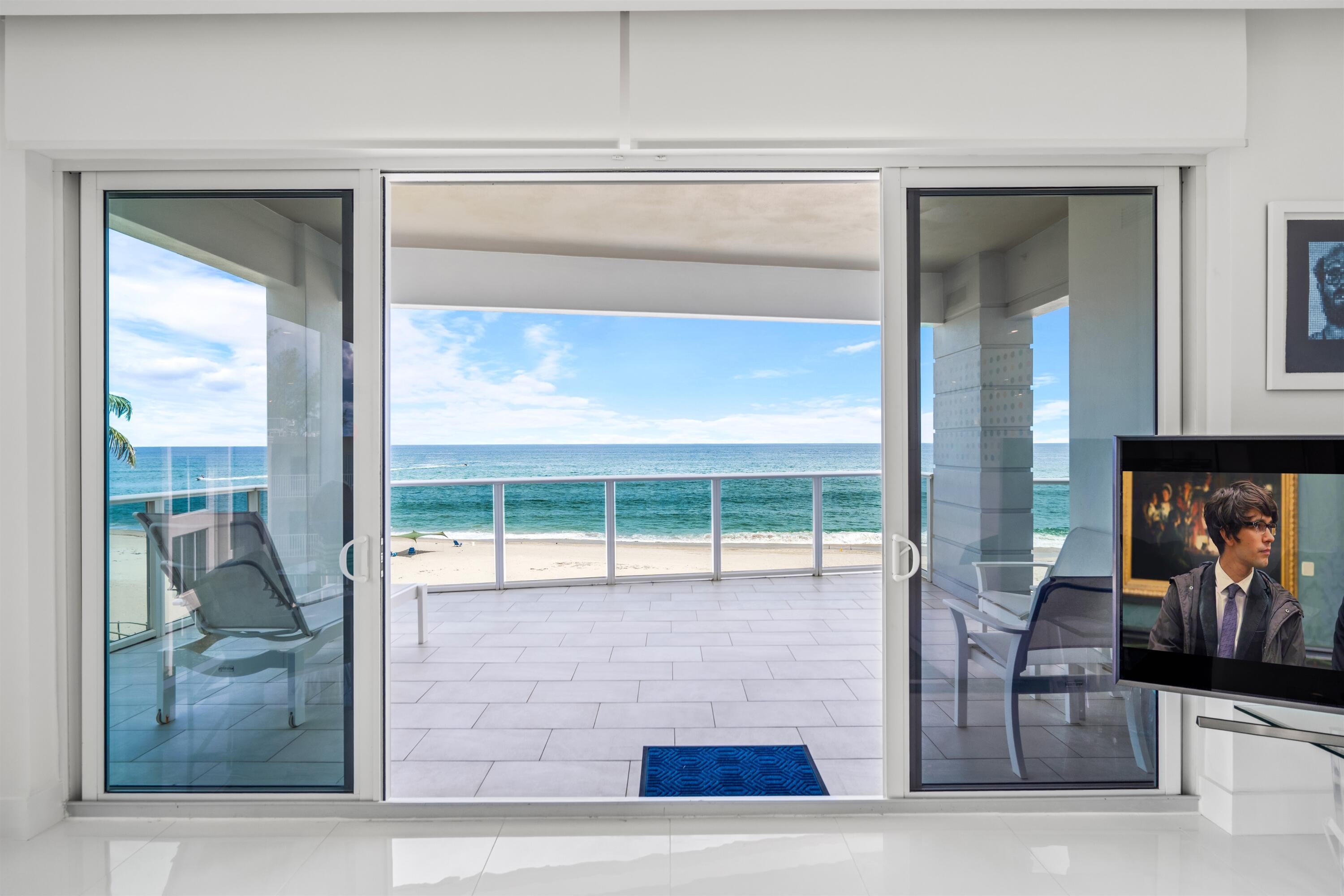 Image 4: DOORWAY TO OCEANFRONT BALCONY