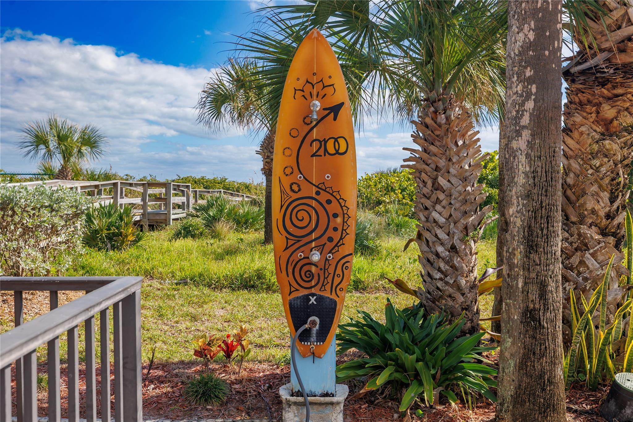 Image 3: Beach Shower - Surf board