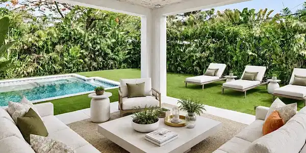Image 2: Loggia & Pool Virtually Staged