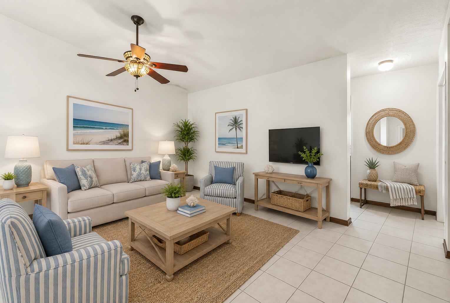 Image 3: Virtually Staged Living Room
