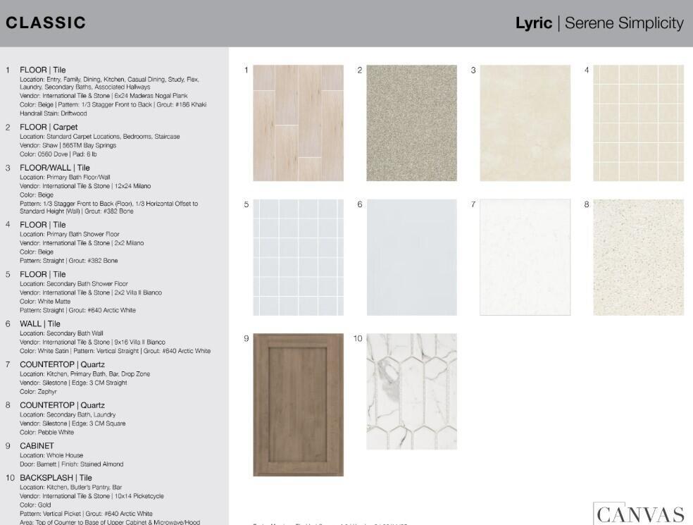 Image 4: 597 SE Ranch Oak Circle design selections. Home is