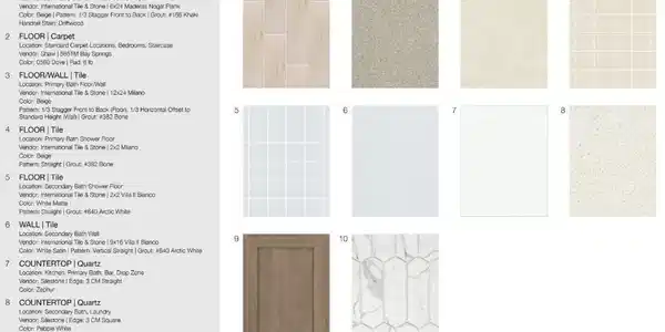 Image 4: 597 SE Ranch Oak Circle design selections. Home is