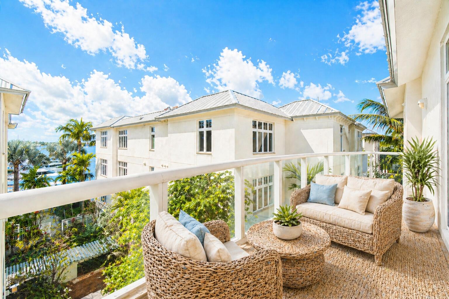 Image 4: Virtually Staged Balcony