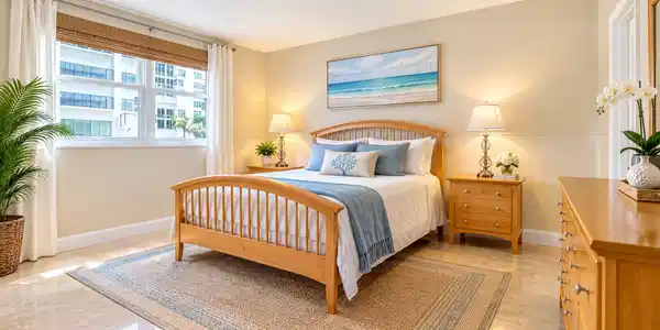 Image 4: guest bedroom - virtually staged