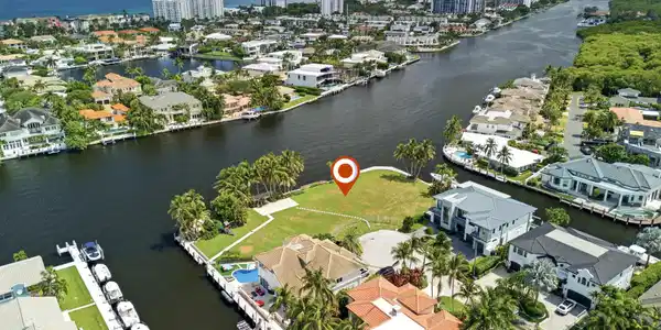 Image 4: Aerial view of 870 Havana Drive Lots 13 & 14 and t