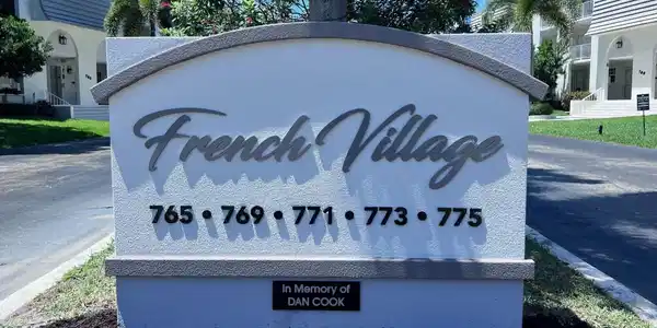 Image 2: French Village NEW SIGN