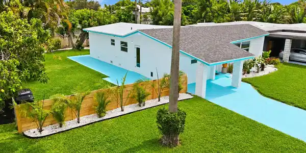Image 3: side view of double lot