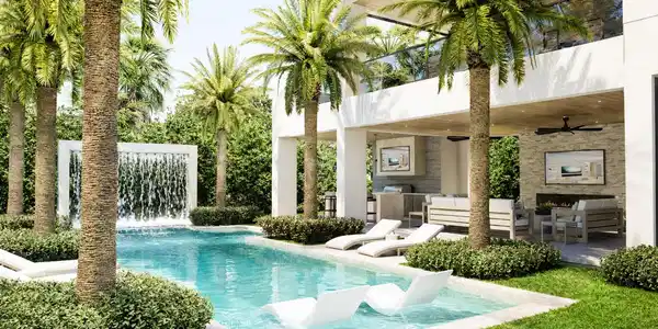 Image 4: REAR POOL RENDERING