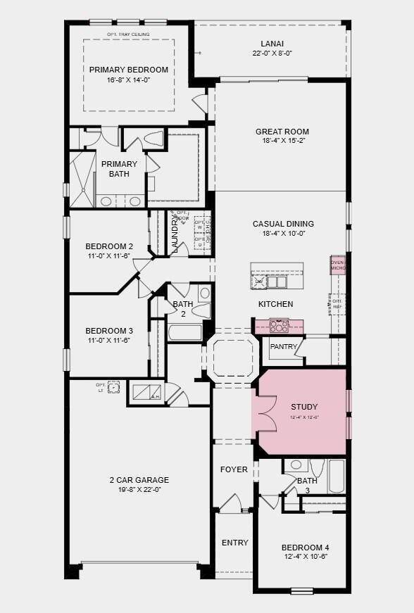 Image 2: Floor Plan - Additional Highlights Include: tray c