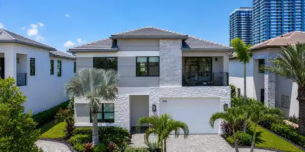 Image 2: Photos shown are of the builder's model home and a
