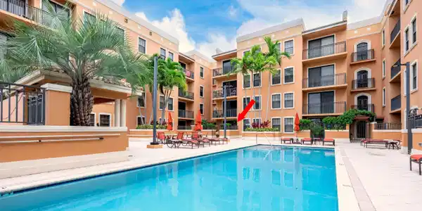 Image 3: 002_Private patio on the pool deck!