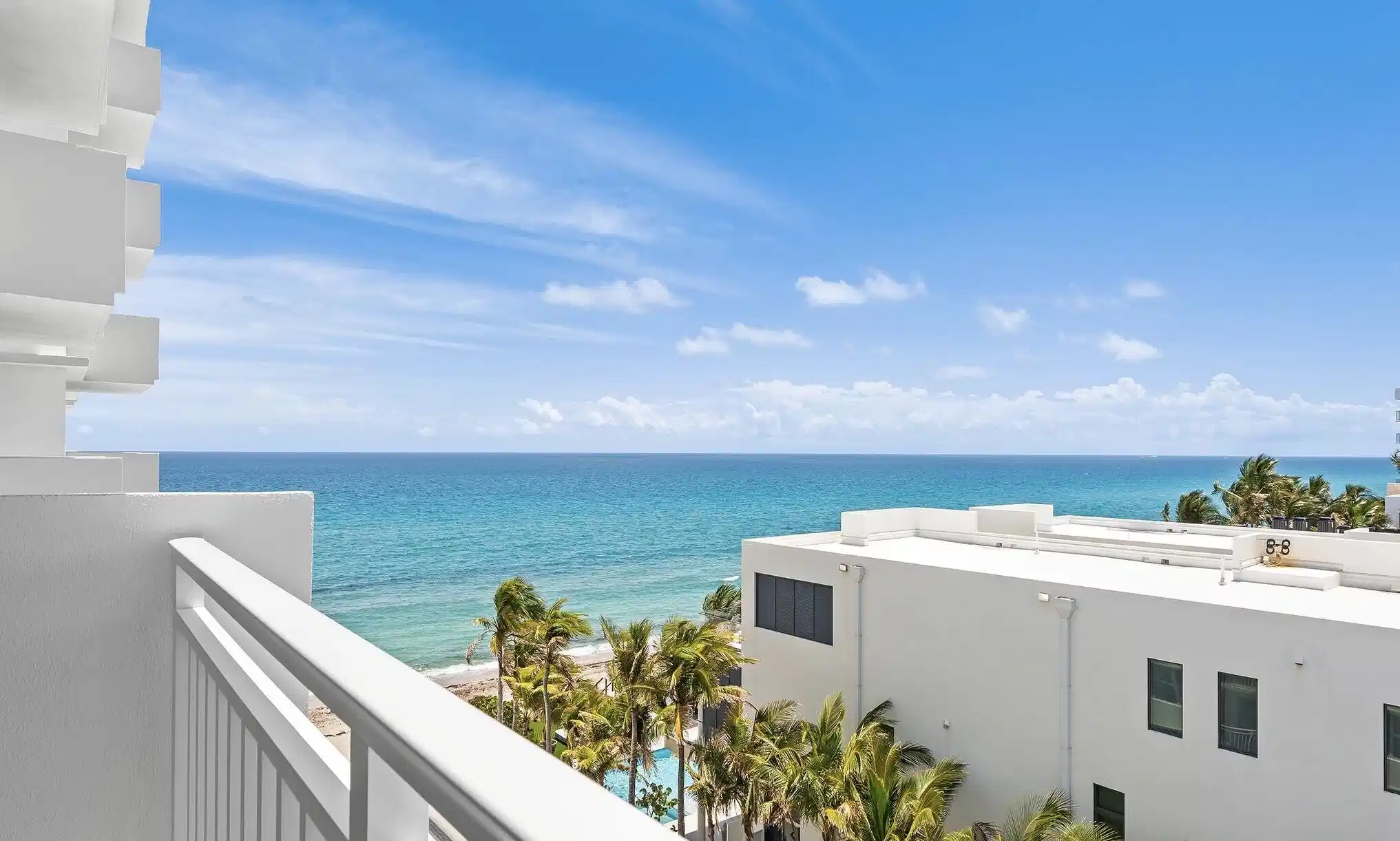 Image 1: Ocean view from private balcony