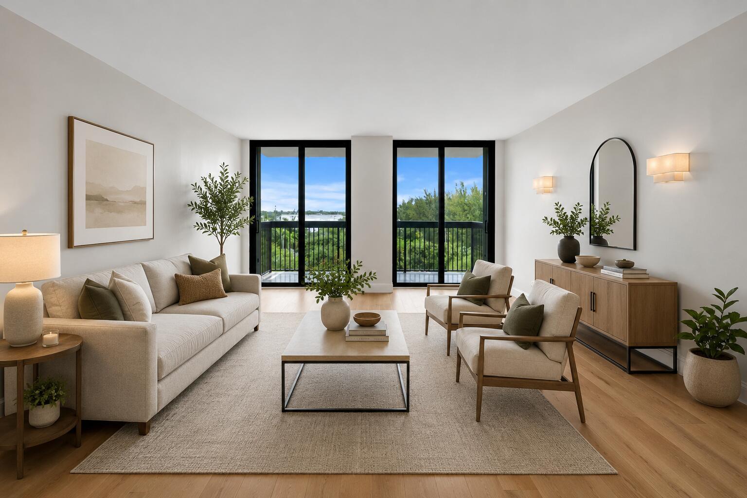 Image 3: Staged _ living room
