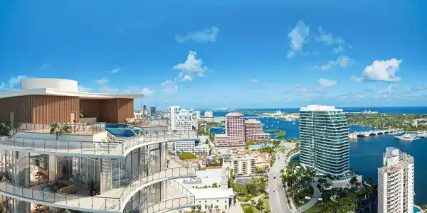 Image 2: Penthouse Aerial Rendering