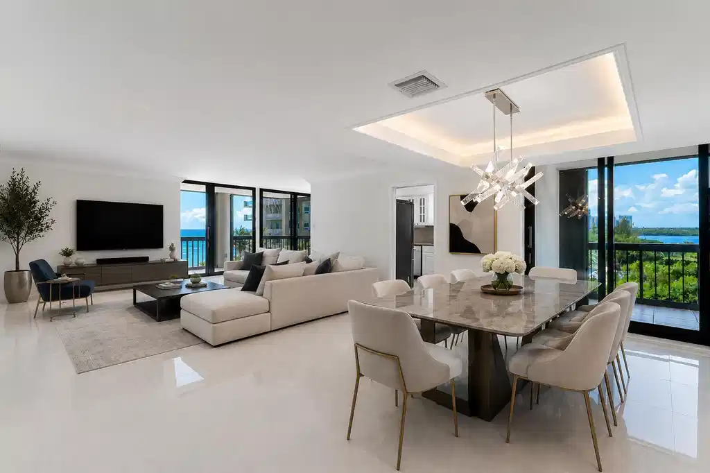 Image 1: Living Room AI Staging