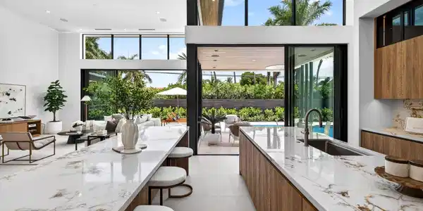 Image 3: An open interior perspective captures the home's a