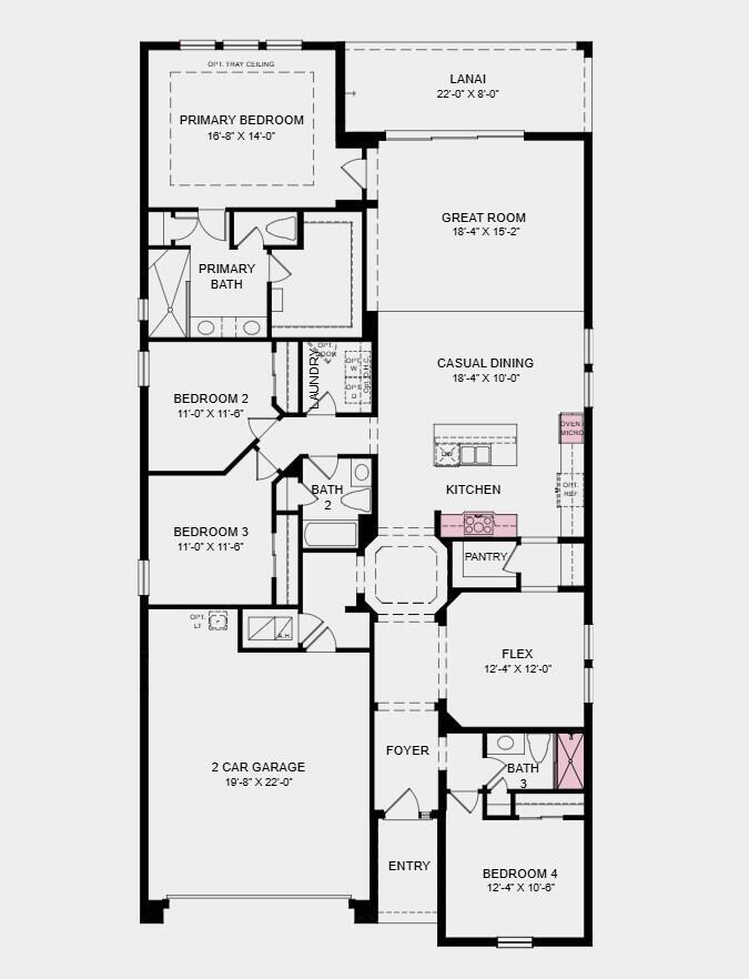 Image 2: Floor Plan - Additional Highlights Include: gourme