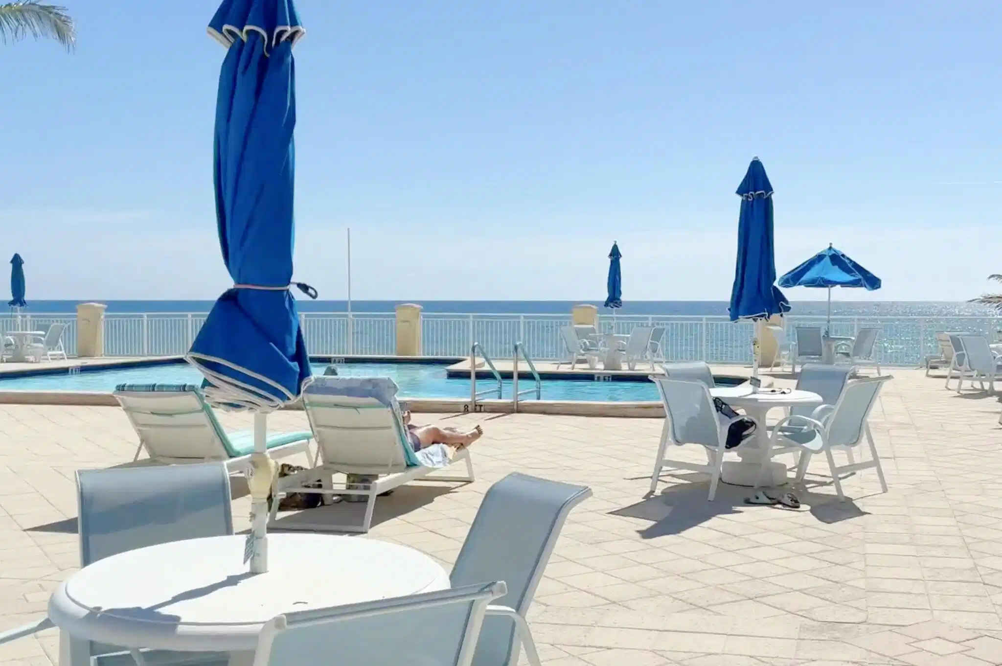 Image 1: Heated Pool Next to Ocean