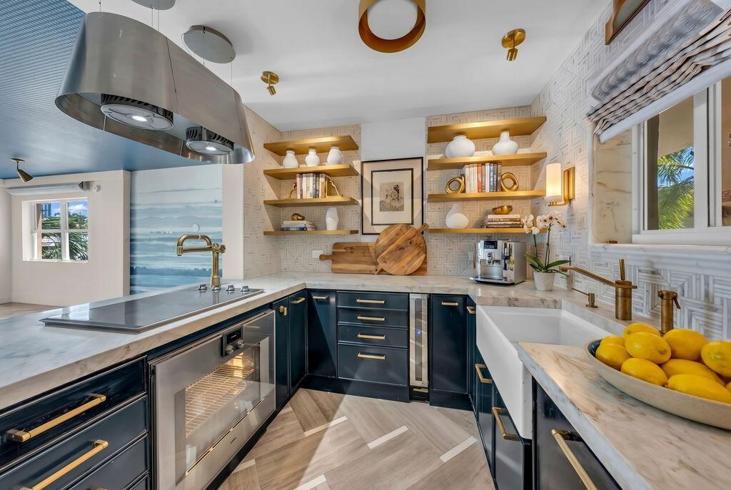 Image 3: Gaggenau & Viking Appliances Virtual Staged kitche