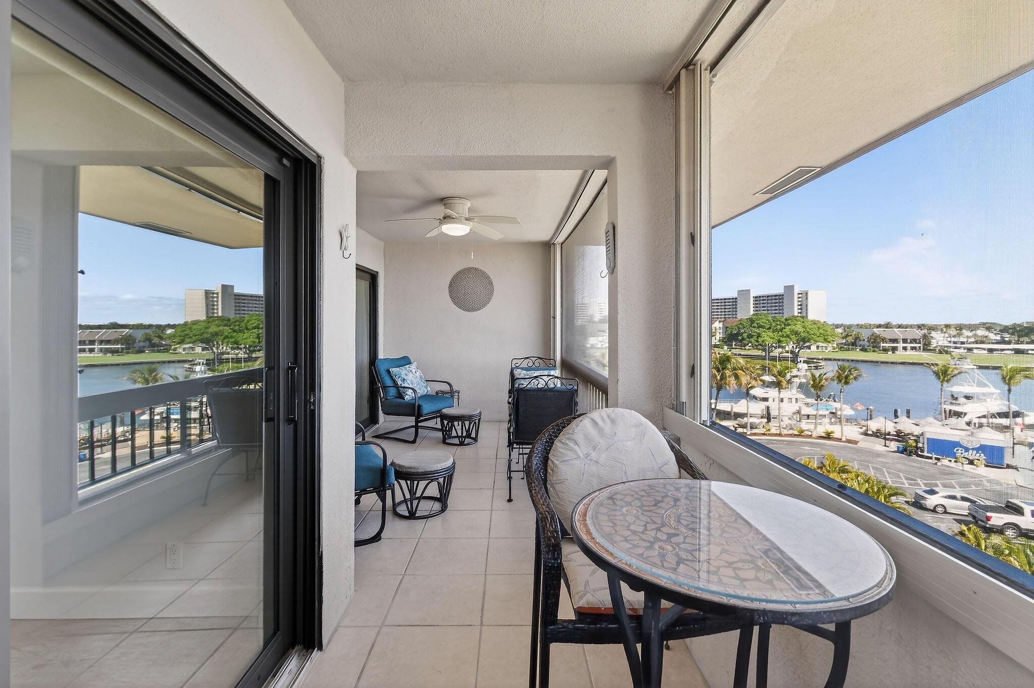 Image 3: Large Balcony with view to the Intracoastal