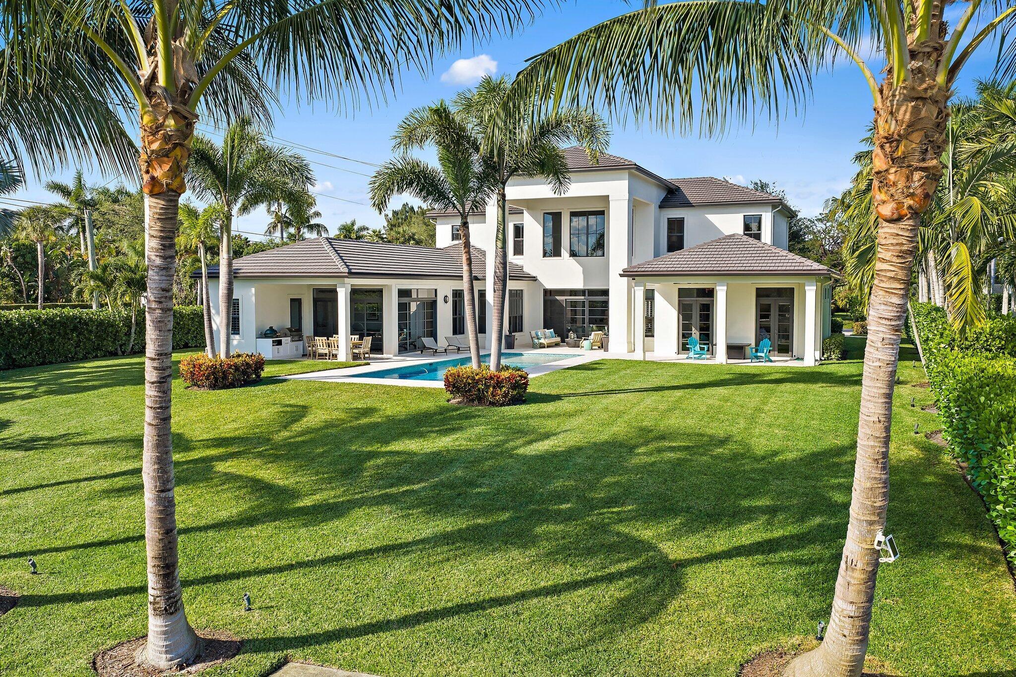 Image 1: Huge + private yard with tranquil water views