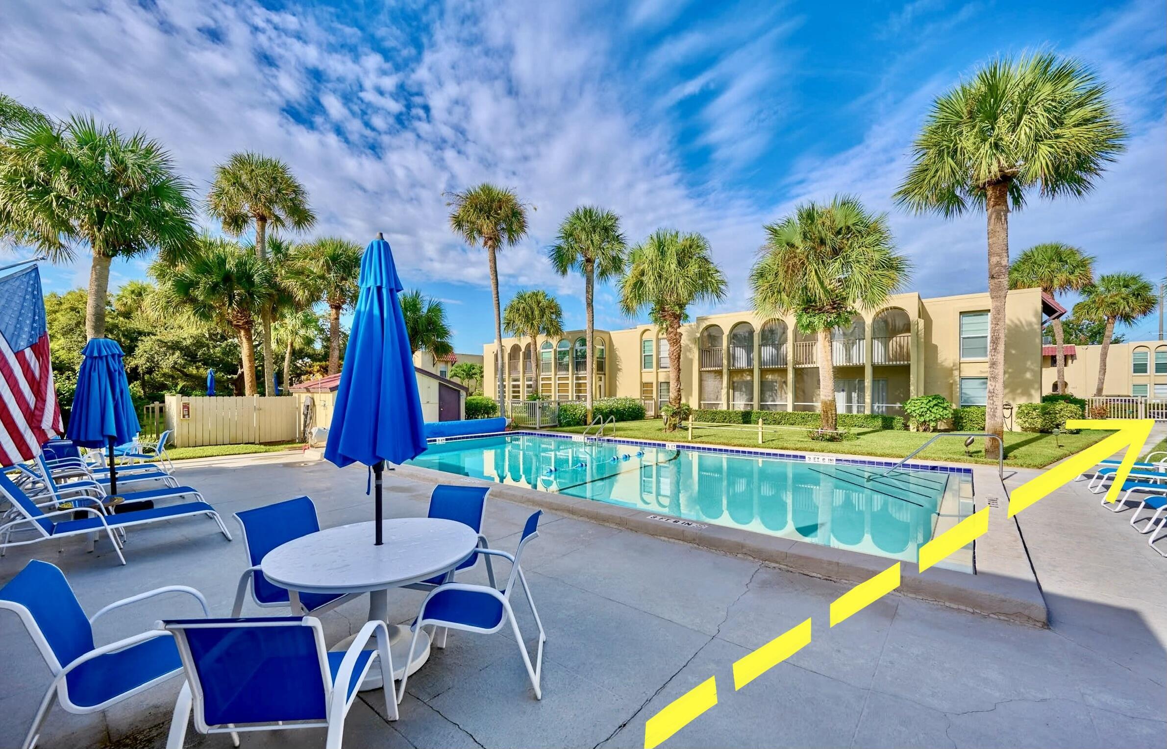 Image 1: Proximity to Unit from Pool. Community Amenities f