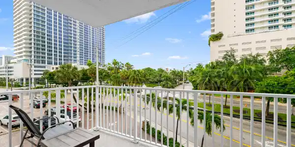 Image 3: Balcony with direct ocean views!