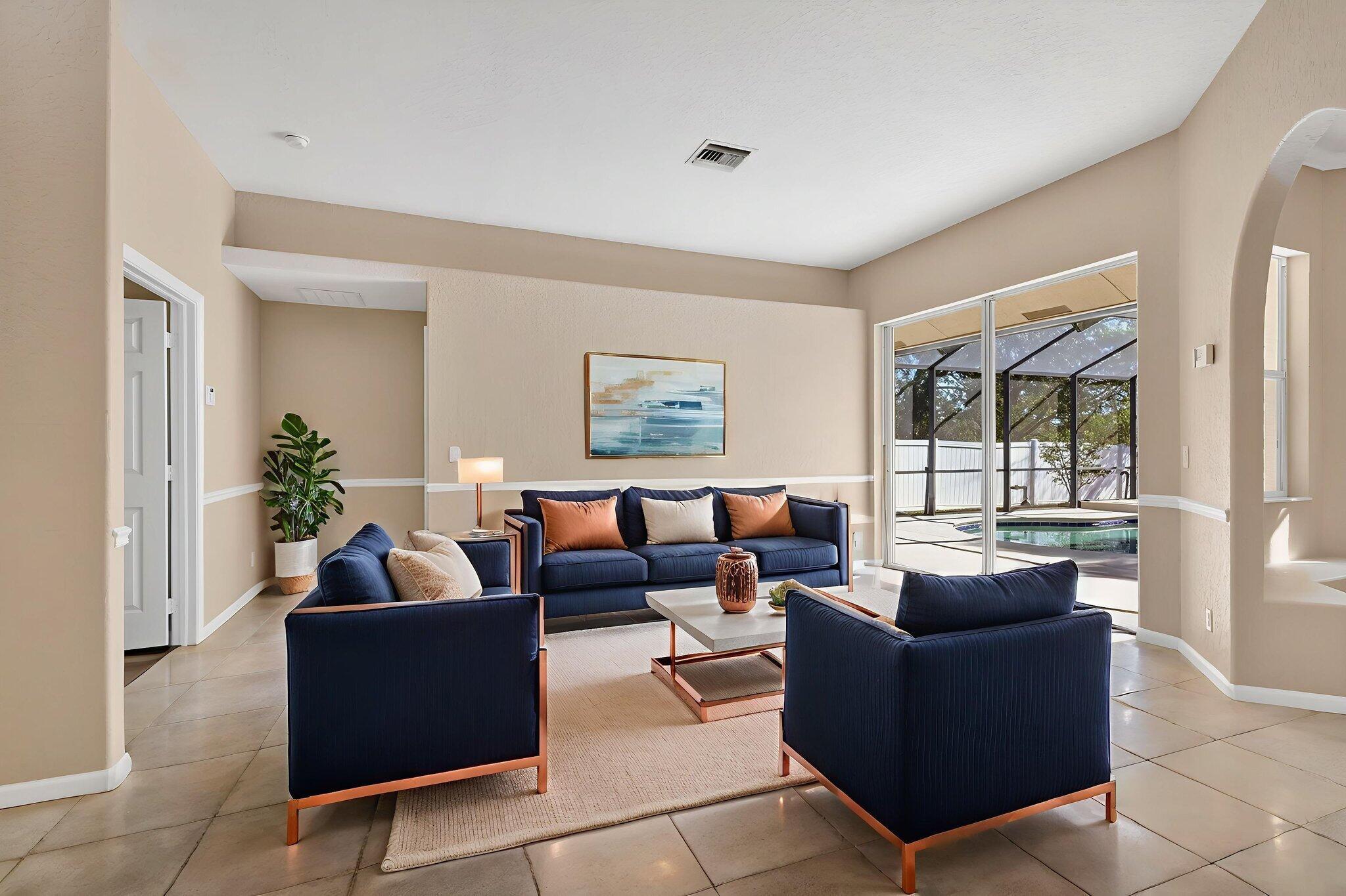 Image 2: Virtually Staged Formal Living Room