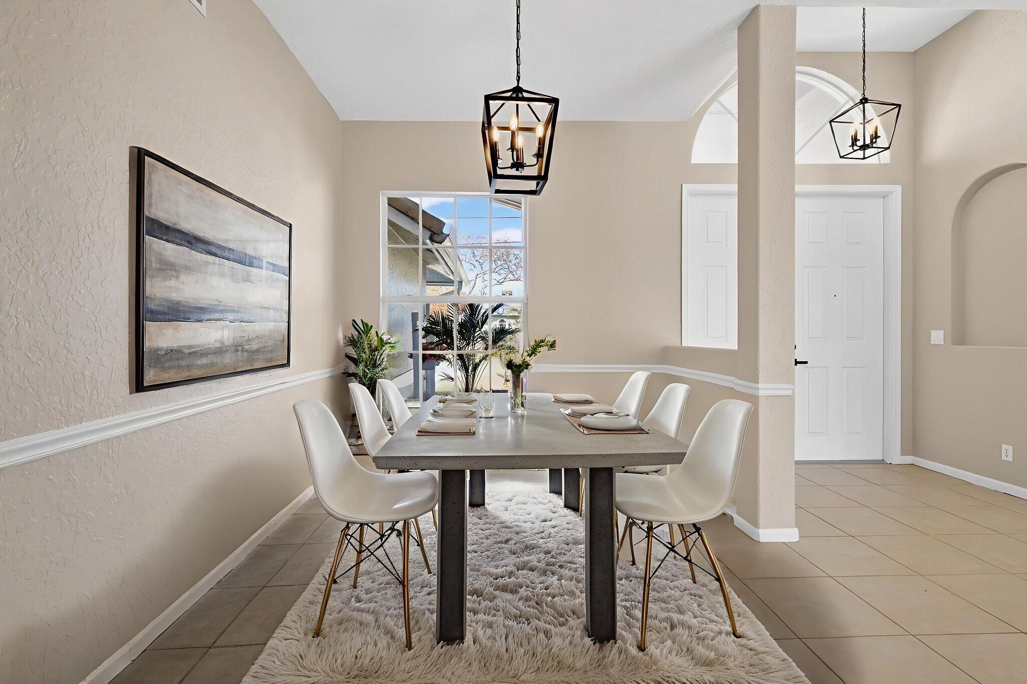 Image 3: Virtually Staged Formal Dining Room