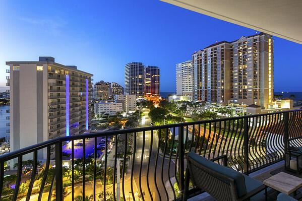Image 3: Night view from balcony