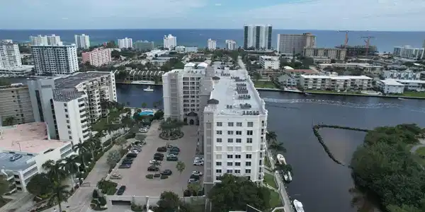 Image 3: Drone view of The Pointe