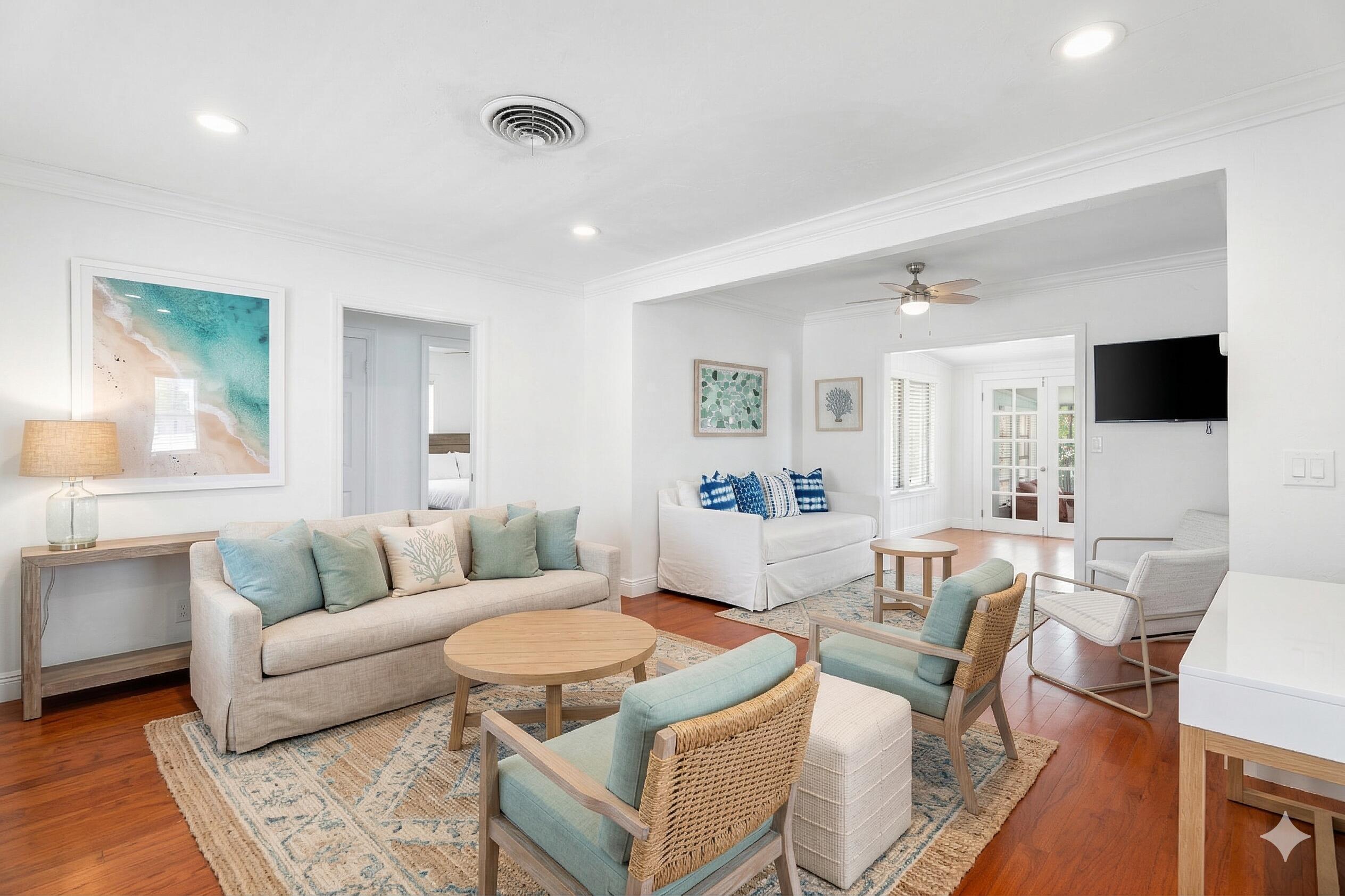 Image 3: Virtually staged living room