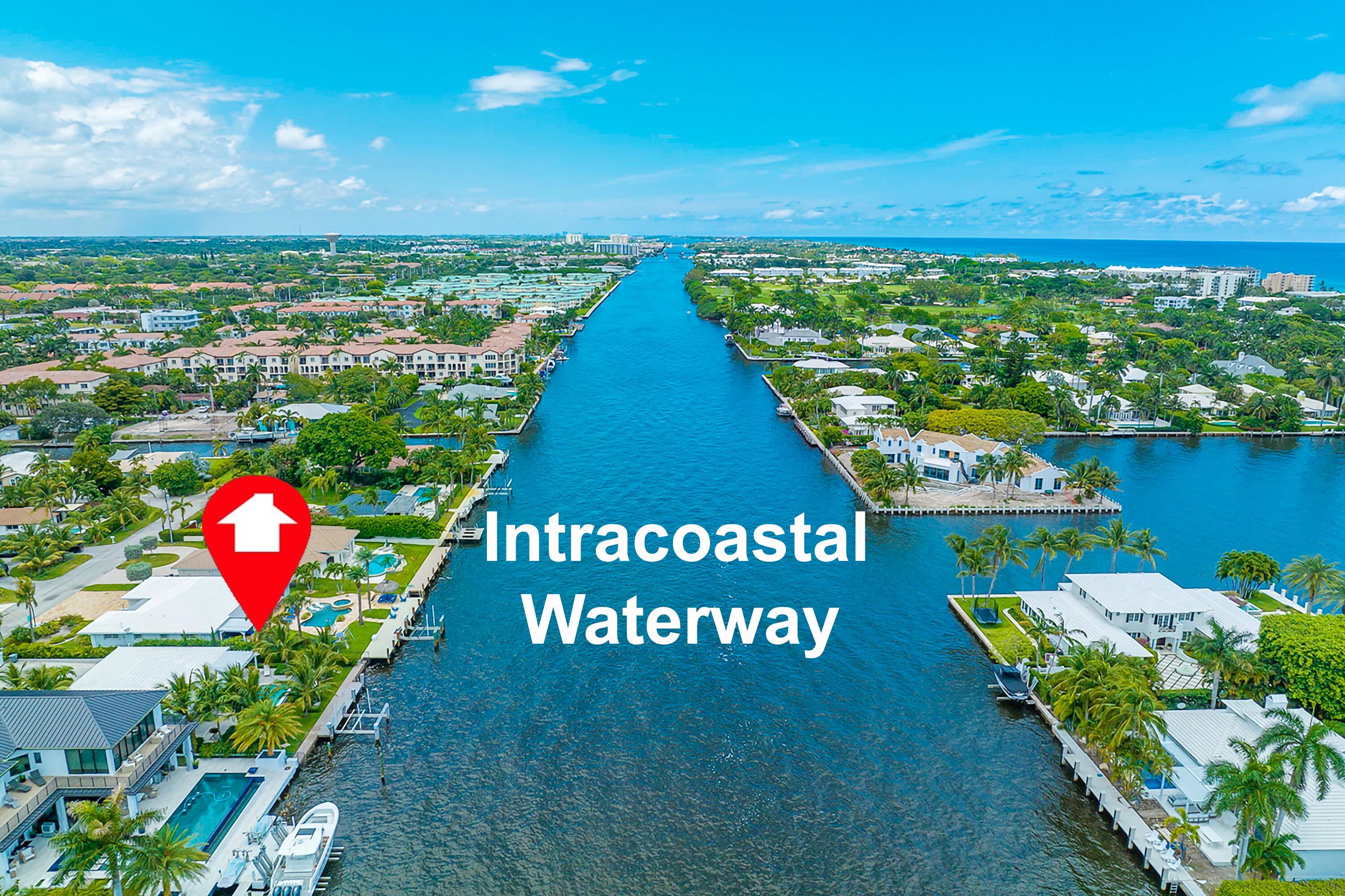Image 1: Direct Intracoastal Waterway Home