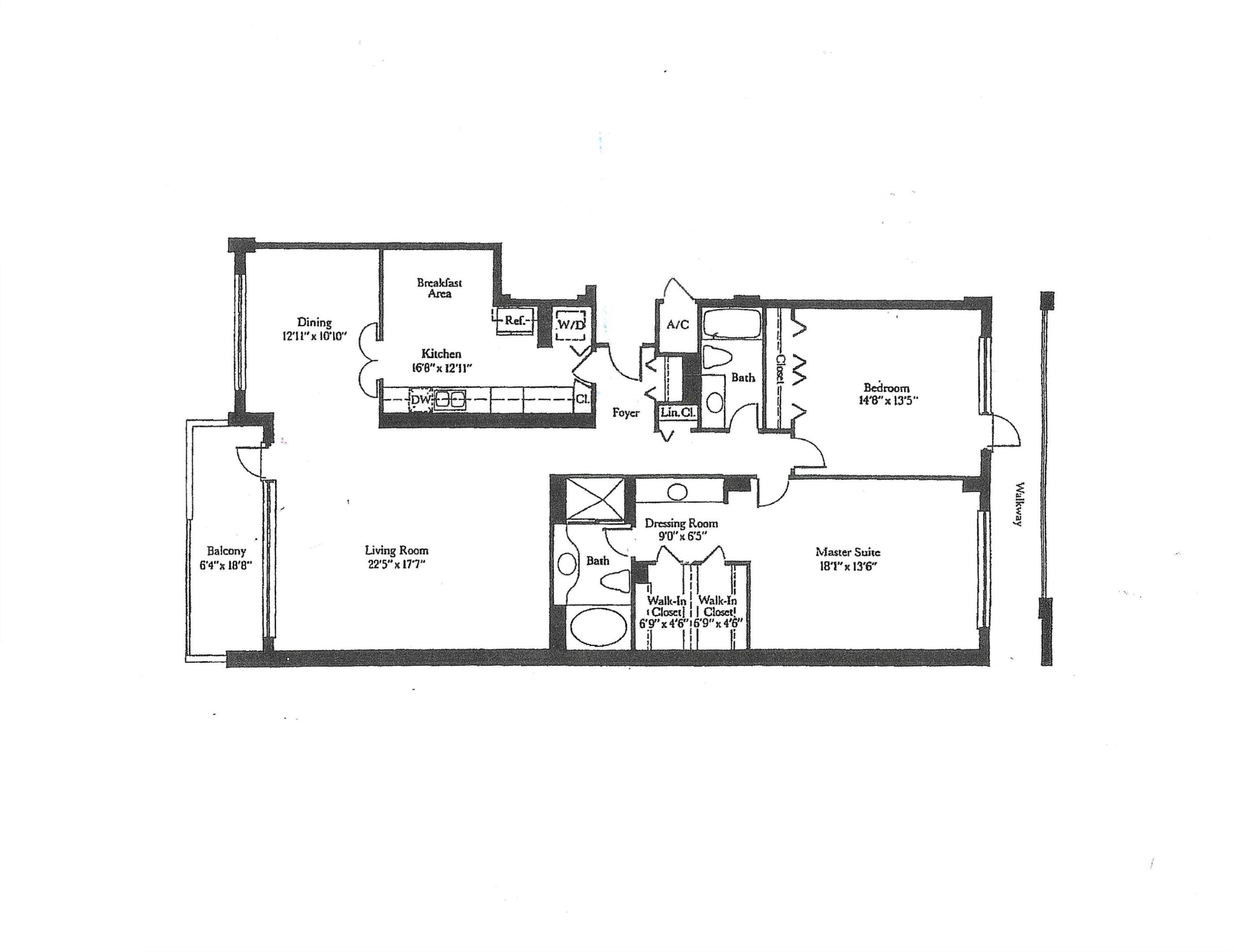 Image 4: Condo Floor Plan