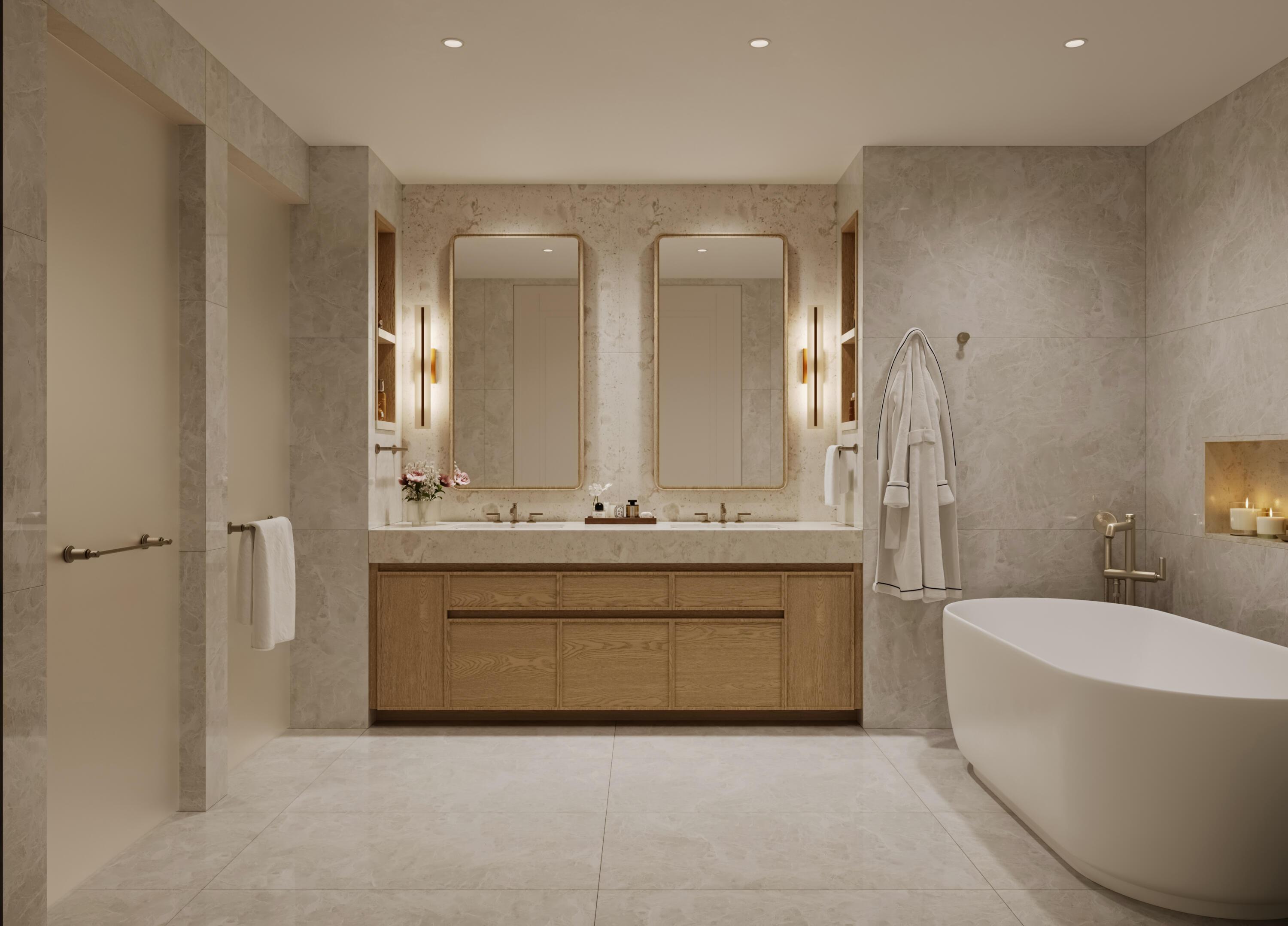 Image 3: Private Residences Primary Bathroom