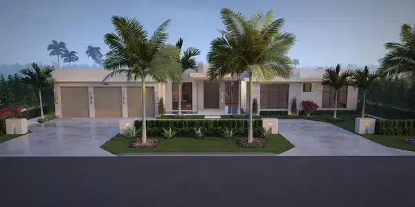 Image 3: 399_Royal_Palm_Way_Render_04