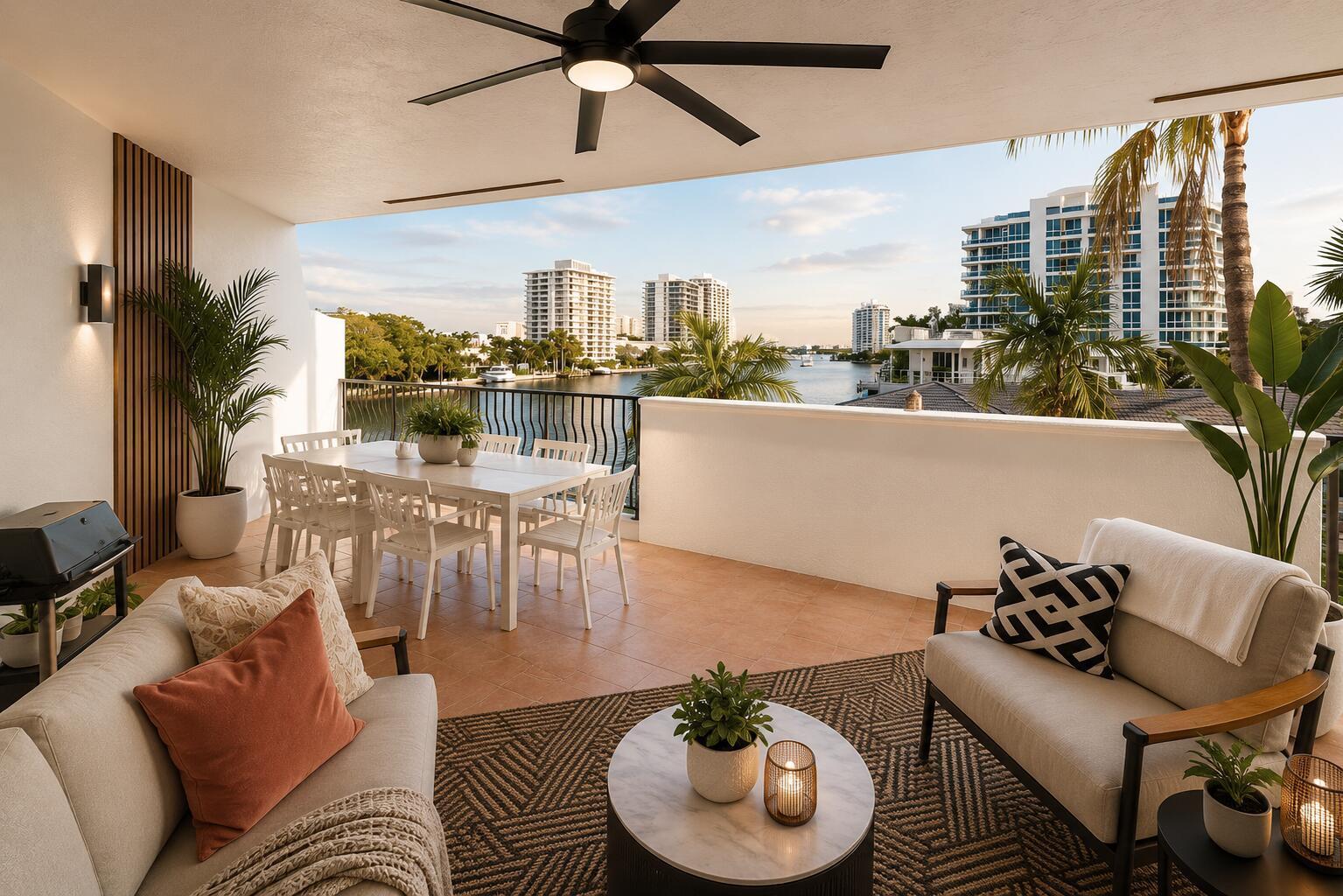 Image 3: Terrace overlooking Intracoastal