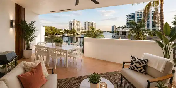 Image 3: Terrace overlooking Intracoastal