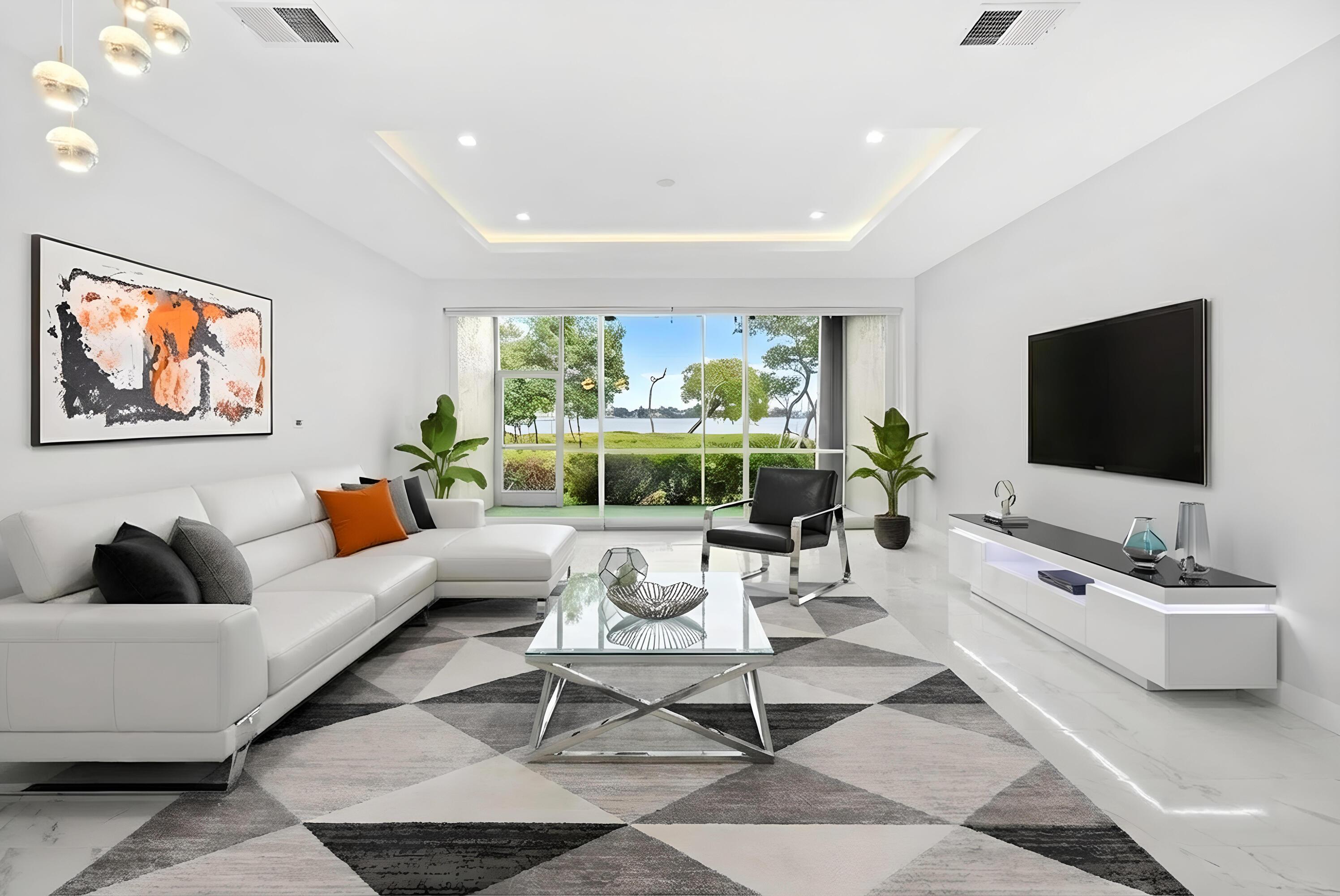 Image 3: Virtually Staged Living Room