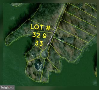 LOTS 32 and 33 HIDDEN LAKE DRIVE