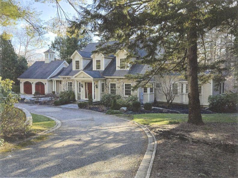 Image 1: House with cool driveway