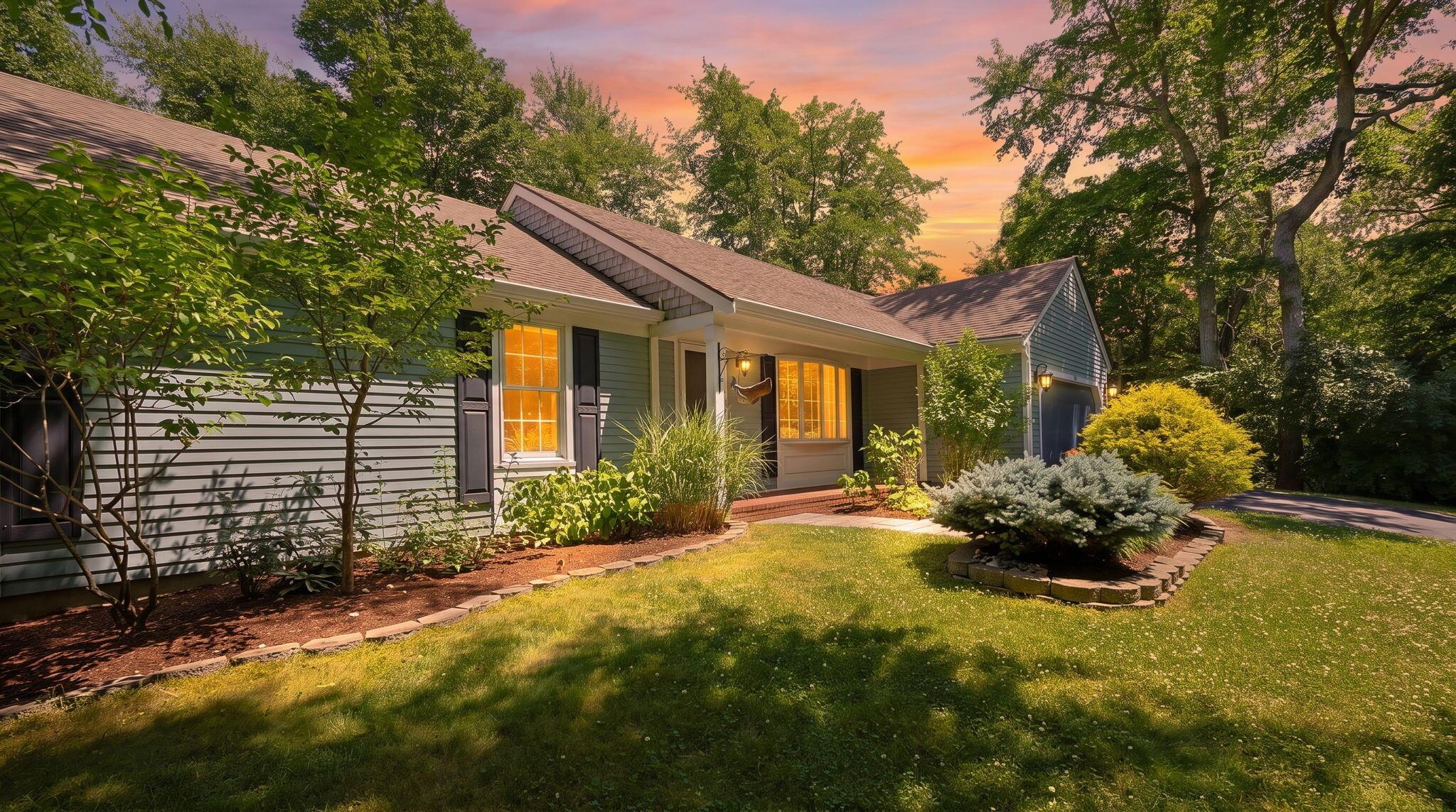 Image 2: Front View Twilight
