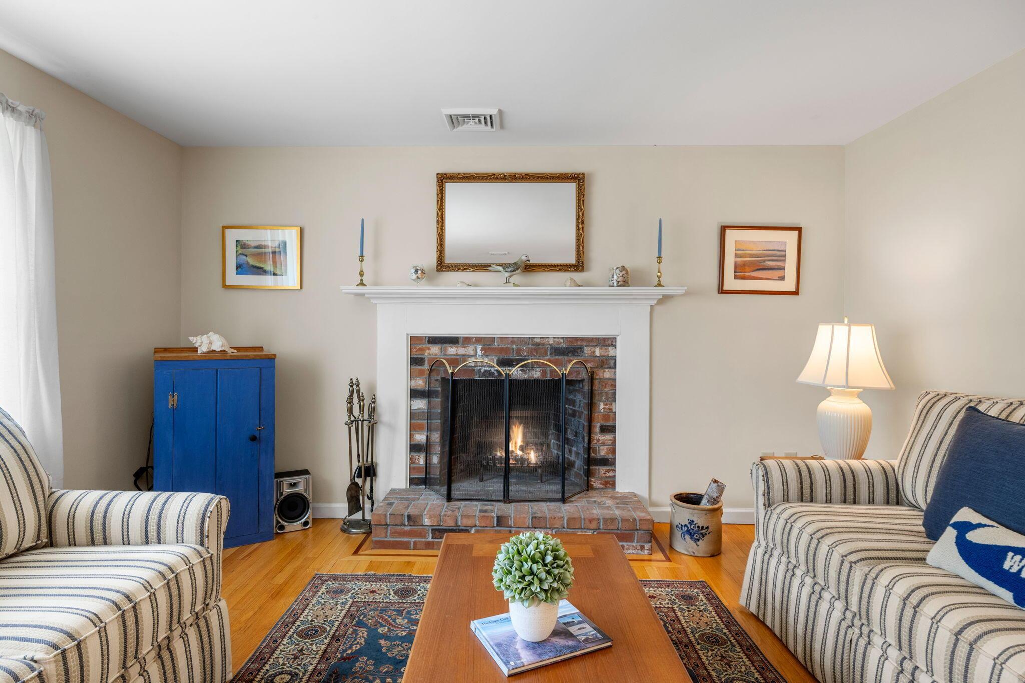 Image 3: Wood Burning Fireplace