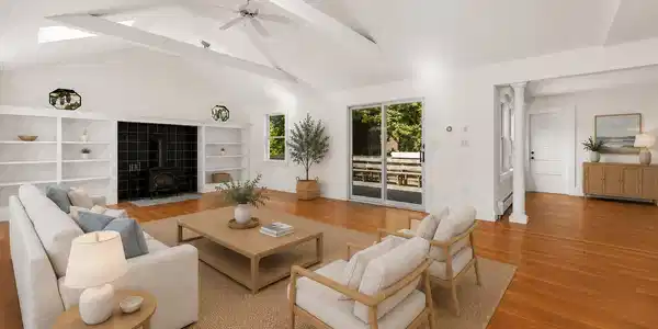 Image 3: Living Room Virtually Staged